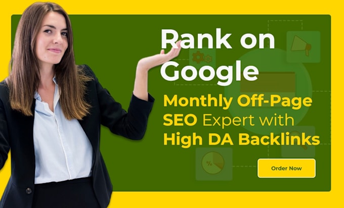 Gig Preview - Provide monthly off page SEO service with high da backlinks