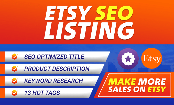 Bestseller - do etsy SEO for etsy product listing to rank and boost etsy sales