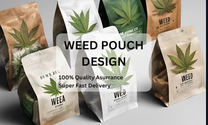 Gig Preview - Design fascinating weed pouch, mylar bag