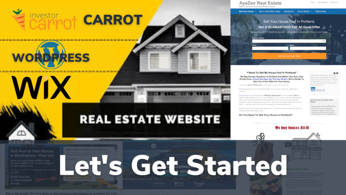 Gig Preview - Develop investor carrot website with SEO optimization