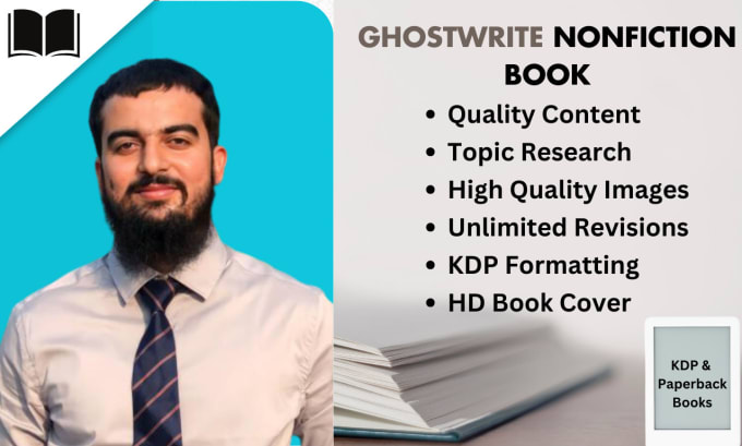 Bestseller - be your 30k kdp book nonfiction book or ebook ghostwriter