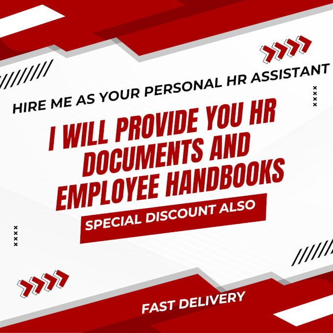 Gig Preview - Provide you HR documents and employee handbooks