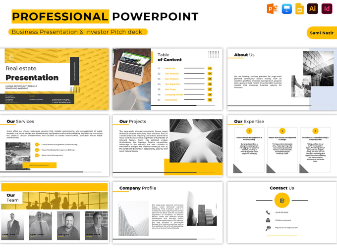 Gig Preview - Design your powerpoint pitch deck, business presentation, or template