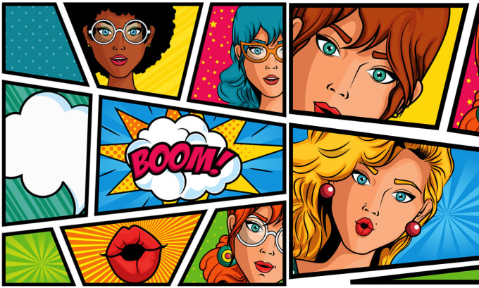 Gig Preview - Create an eye catching storyboard and comic art for your project