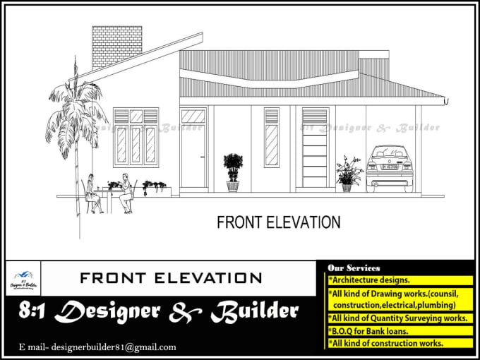 Gig Preview - Do 2d plan house plan design