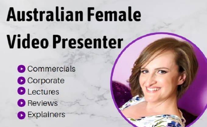 Gig Preview - Be your friendly australian video presenter