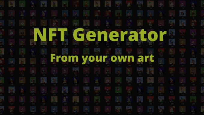 Bestseller - generate your nft art collection with metadata and rarities