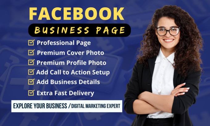 Gig Preview - Create a professional facebook business page