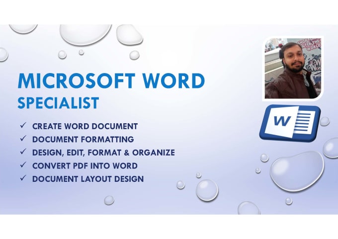 Gig Preview - Format, organize, edit, and design your microsoft documents