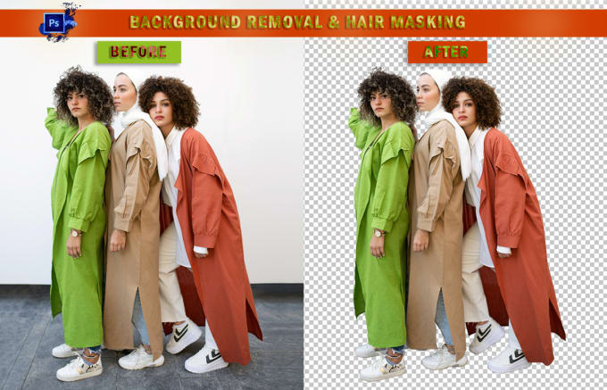 Gig Preview - Do hair masking, background removal and clipping path