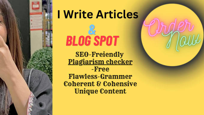 Gig Preview - Do content writing, articles and blog posts service