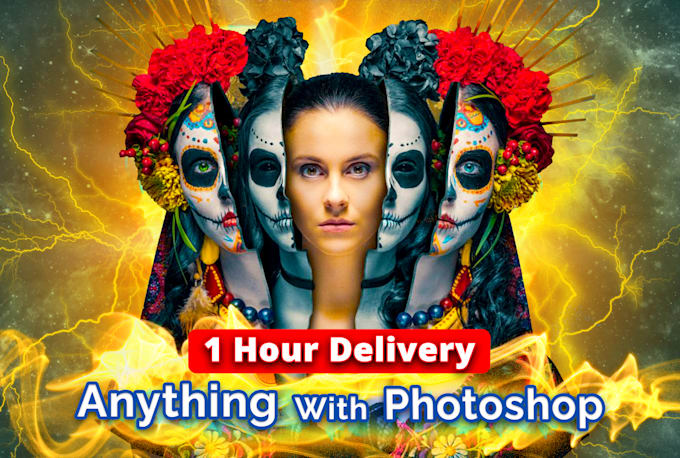 Gig Preview - Skin retouching high end photo retouching image edit fast