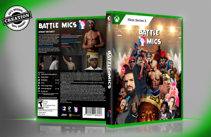 Gig Preview - Design a replacement or custom xbox game cover