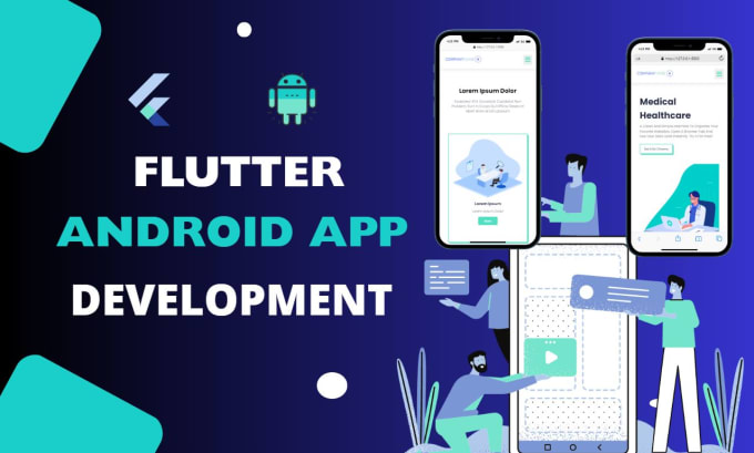 Gig Preview - Be flutter developer for mobile app development or android app development