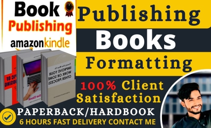 Gig Preview - Do perfect book publishing, formating , and promote your book on amazon kindle