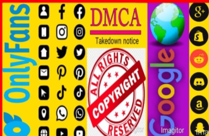 Bestseller - remove copyright content from fb,google,ig,reddit,tiktok,amazon,yt,under dmca