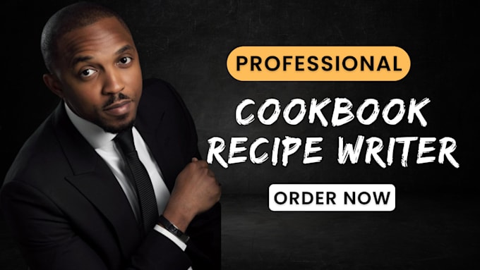 Gig Preview - Be your cookbook writer, design cookbook recipe, keto diet recipe ebook writer