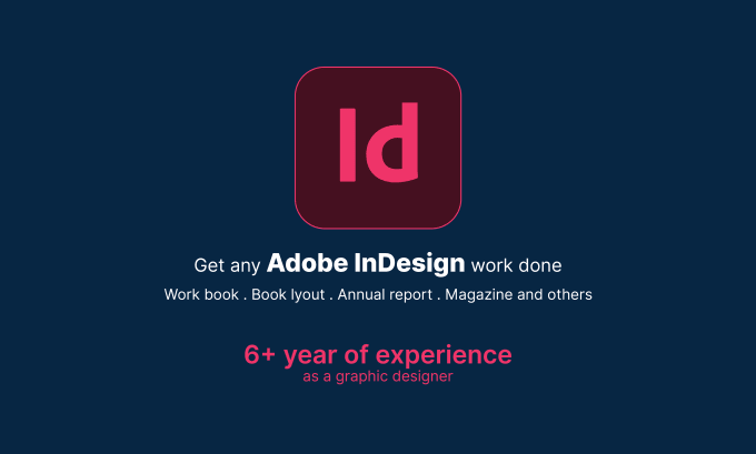 Gig Preview - Do any adobe indesign work