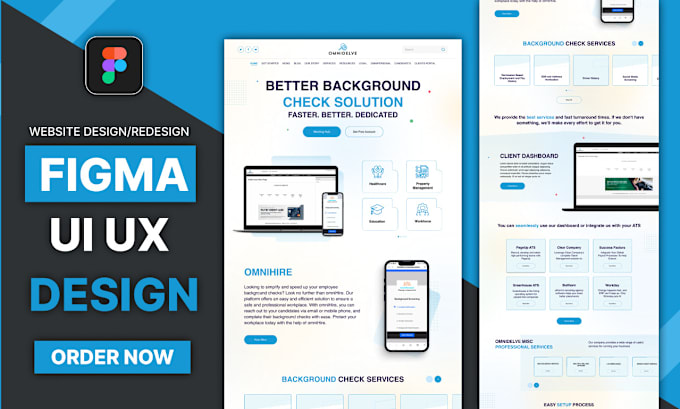 Gig Preview - Do figma website design and UI UX mockup