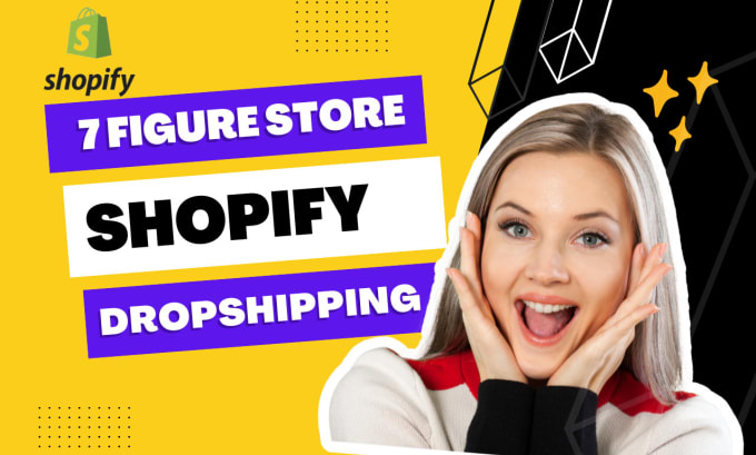 Gig Preview - Create branded shopify dropshipping store and shopify website