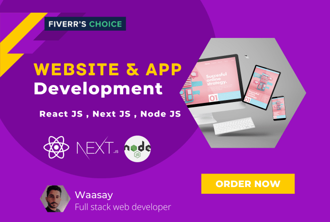 Gig Preview - Develop responsive website in reactjs nextjs nodejs firebase, frontend developer