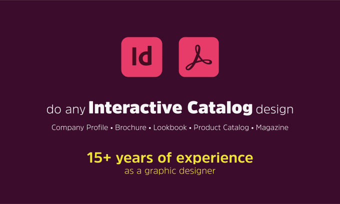 Gig Preview - Do any interactive catalog design using indesign