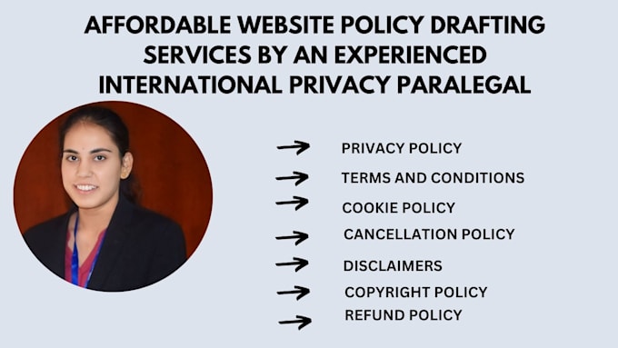 Gig Preview - Draft privacy policy, and terms and conditions