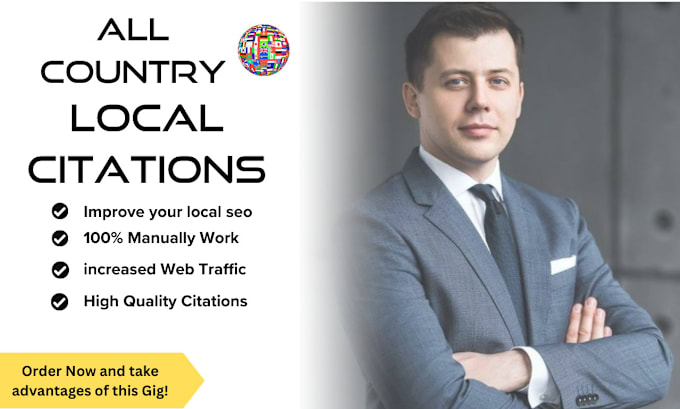 Gig Preview - Do 300 all country local citation for local seo