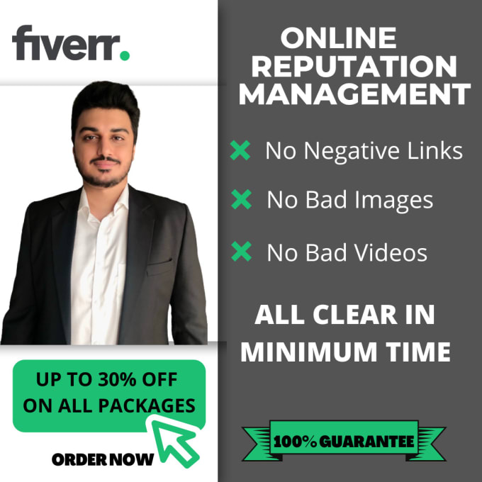 Gig Preview - Do online reputation management