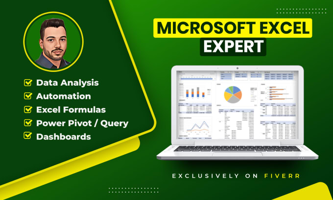 Gig Preview - Create professional excel dashboard, pivot table and charts