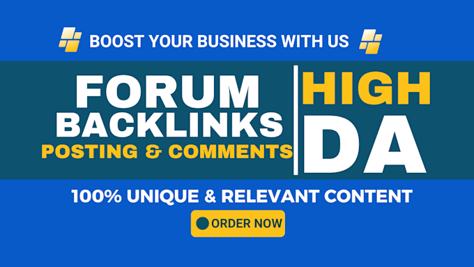 Gig Preview - Do forum backlinks or threads