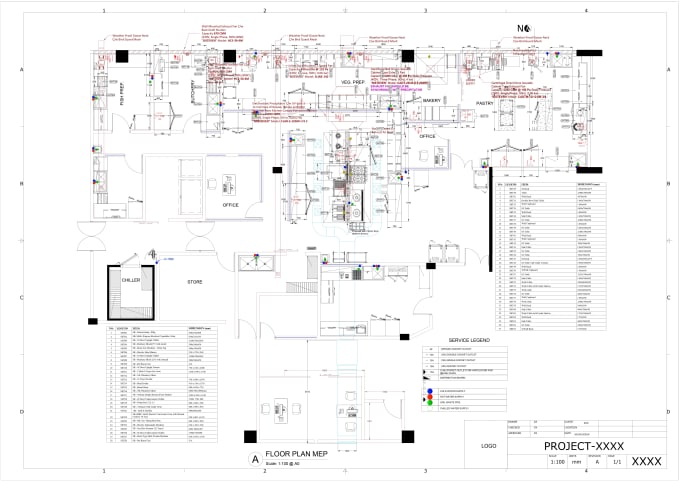 Gig Preview - Commercial kitchen design with mep and process planning