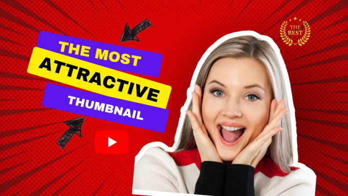 Gig Preview - Design amazing catchy 3 youtube thumbnail in 24 hours