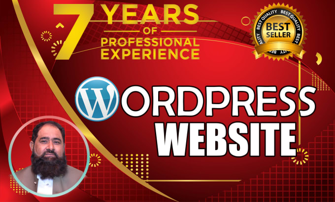 Gig Preview - Build wordpress website, wordpress, website design or blog