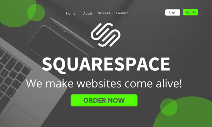 Bestseller - do squarespace website design or squarespace redesign