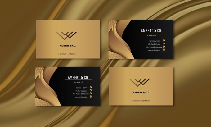 Gig Preview - Create 6 different luxury business card