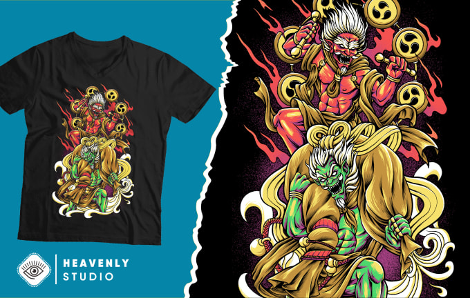 Gig Preview - Create awesome illustration design for your t shirt, merch, etc