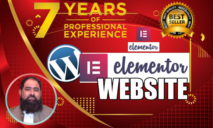 Gig Preview - Build wordpress website with elementor pro, elementor website, website design