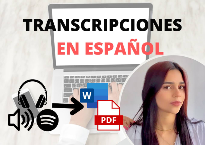 Gig Preview - Do spanish transcription of audio, video and podcast