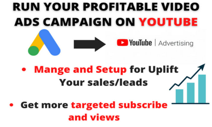 Gig Preview - Setup your high converted youtube ads campaign with google ads