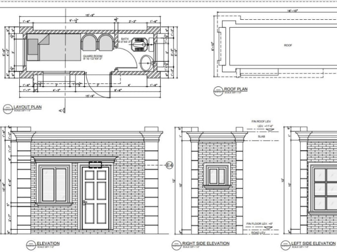 Gig Preview - Design floor plans,  elevations and sections