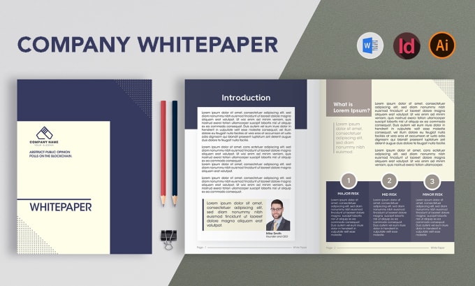 Gig Preview - Design professional and corporate company white paper