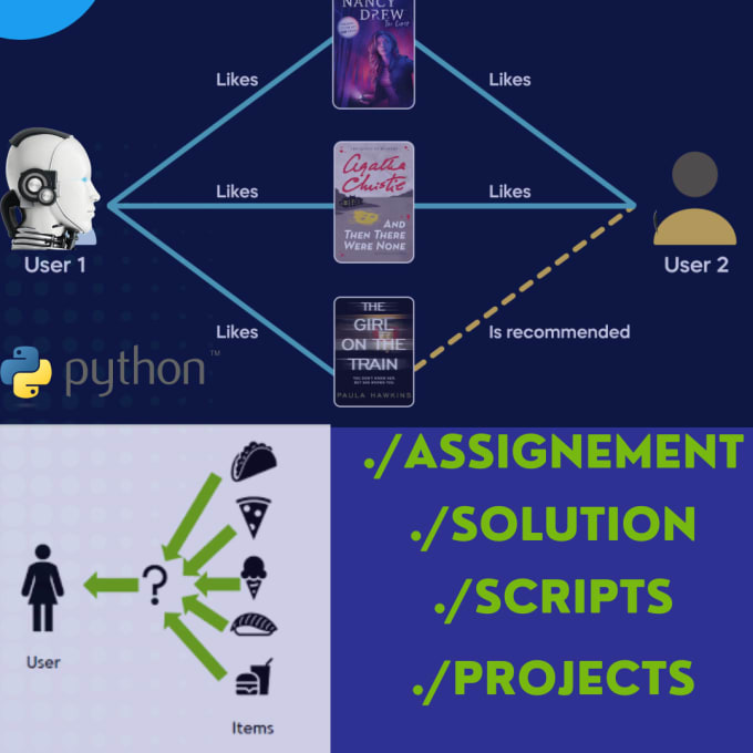 Gig Preview - Be your python assignments, solutions and projects developer