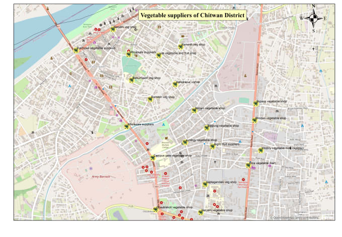 Bestseller - create point map on street map