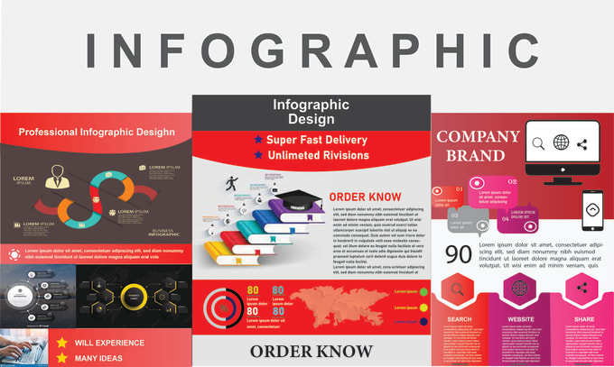 Bestseller - create unique and modern infographics in 12 hours