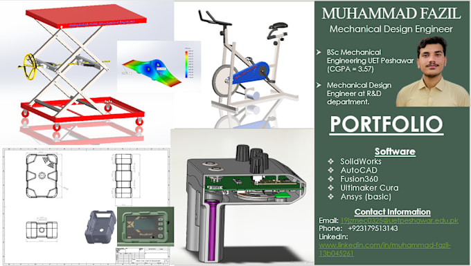 Gig Preview - Design 3d models for 3d printing and injection moulding in solidworks