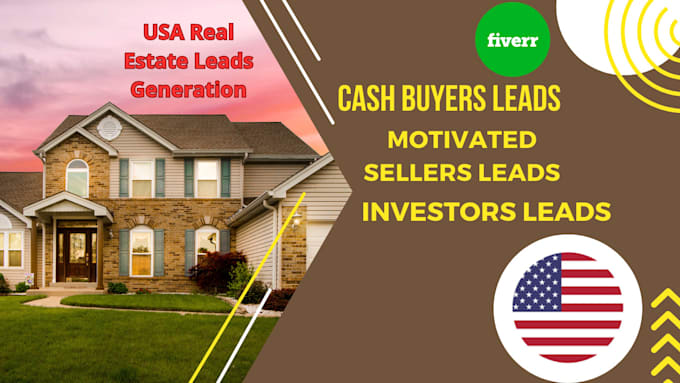 Gig Preview - Provide motivated sellers and active cash buyers leads with skip tracing