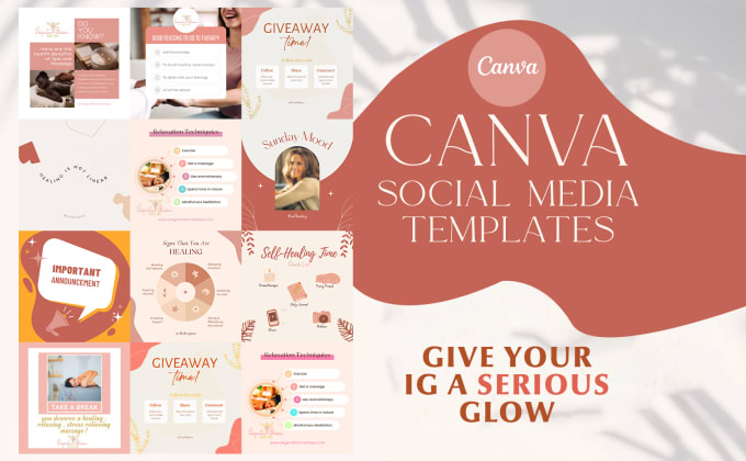 Gig Preview - Design canva instagram templates for a beautiful feed