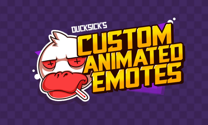 Gig Preview - Create snazzy animated gif emotes for twitch, kick discord