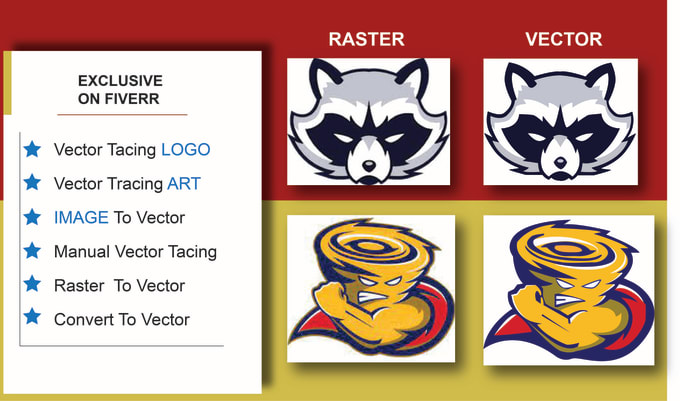 Gig Preview - Do vector tracing, redraw and modify your logo, image,or sketch